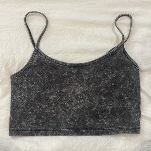 Forever 21 grey and white marble tank